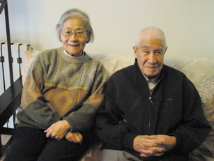 張滂院士（右）與老伴